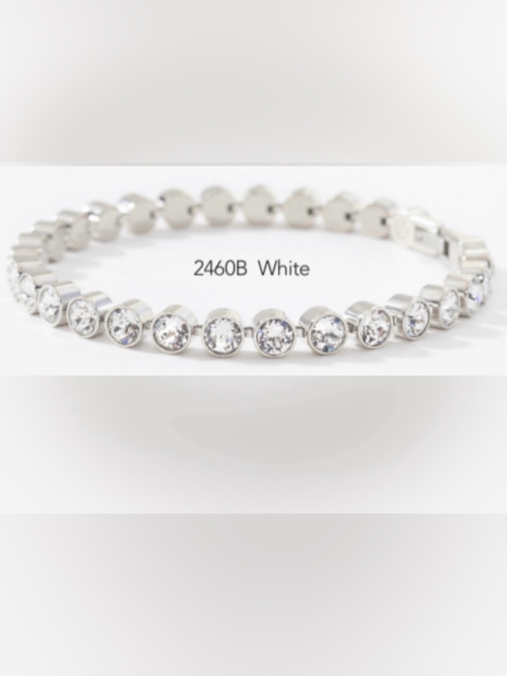 Touchstone Crystal by Swarovski, Mini Ice Bracelet, White, New in Box